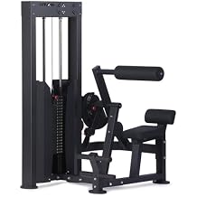 Titan Fitness Selectorized Abdominal & Lower Back Machine, 200 LB Weight Stack, Adjustable 2-in-1 Ab and Back Workout Equipment, Home Gym Exercise Machines