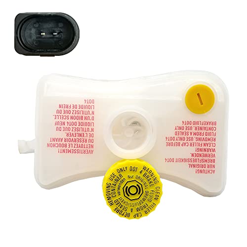 Brake Master Cylinder Reservoir（Brake Fluid Reservoir）Compatible With 02-09 A4,01-11 A6,04-09 S4,02-06 And 09-11 S6,02-05 Passat Replace 8E0611301G 8E0611301C 8E0611301E #TOP28