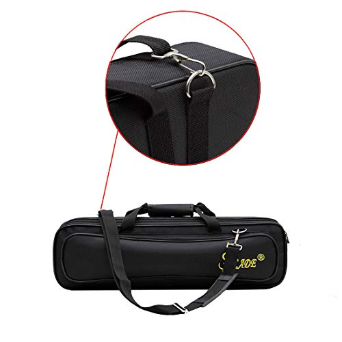 YueYueZou Flute Case Cover, Waterproof Flute bag 3 Color (Black) - Thumbnail 3