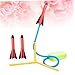 UPKOCH Novelty Launcher Pneumatic Space Rocket Boys and Girls Toys Rocket Shooter Boys and Girls Outdoor Catapult Random