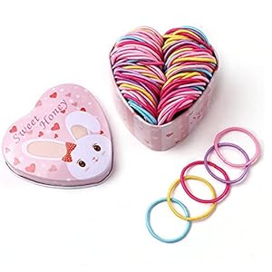 Froiny 100 Stks/doos Nieuwe Meisjes Kleurrijke Basic Elastische Haarbanden Kinderen Haar Touwen Rubberen Bands…