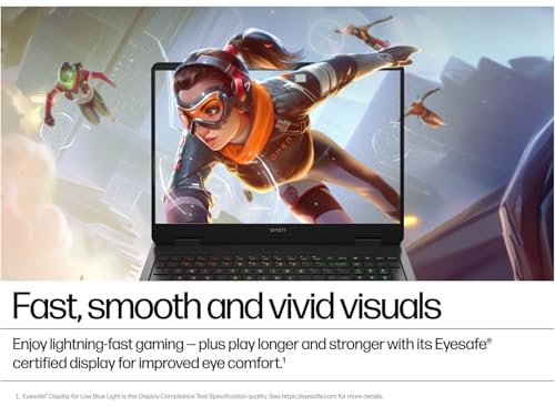Image of HP OMEN 16 Slim Gaming Laptop (AMD Ryzen 9 8940HX, 64GB DDR5, 4TB SSD, NVIDIA RTX 5060 8GB, 16-core (>Ultra 7-155H)), FHD+ 144Hz Display, 4-Zone RGB Backlit, IR Webcam,IST Dock, Wi-Fi, Win 11 Home