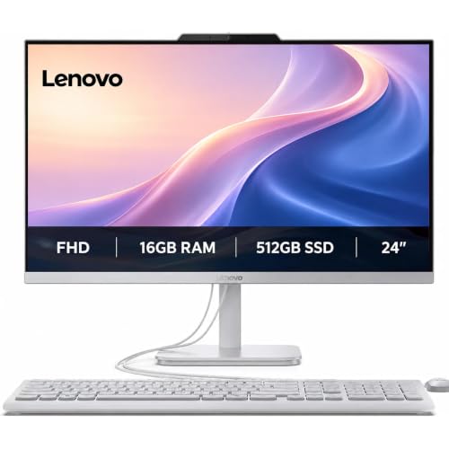 Lenovo IdeaCentre 24" AIO N100 Desktop