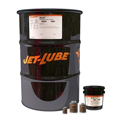Jet-Lube 12555 SS-30 Extreme Anti-Seize & Thread Lubricant 1/4 lb Brushtop Can | Pack of 24
