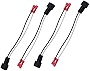 4 Pack Speaker Harness Replacement for Ford Lincoln Chevy GMC Mercury Mazda Models Front Rear Door Speaker Wiring Harness Adapter 72-5600 - Door Speaker Replacement