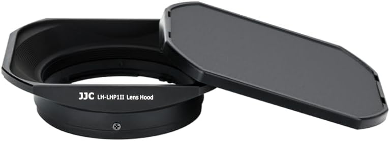 JJC LHP-1 Metal Square Lens Hood Shade for Sony RX1R III RX1R II RX1R RX1 Camera, for Sony E 50mm f1.8, E 35mm f1.8 OSS, E 30mm f3.5 Macro, E 20mm f2.8, FE 28mm f2 Lenses, Replaces LHP-1 Lens Hood