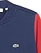 Lacoste Unisex Kids Long Sleeve Varsity Sweatshirt Bomber, Navy Blue/Ora, 12Yr