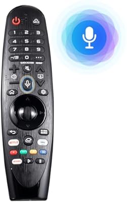 Voice Magic Remote for LG TV – Universal Remote Control for LG Nanocell, WebOS, UHD, OLED, LED, LCD, HD & Smart TVs with Pointer and Voice Function