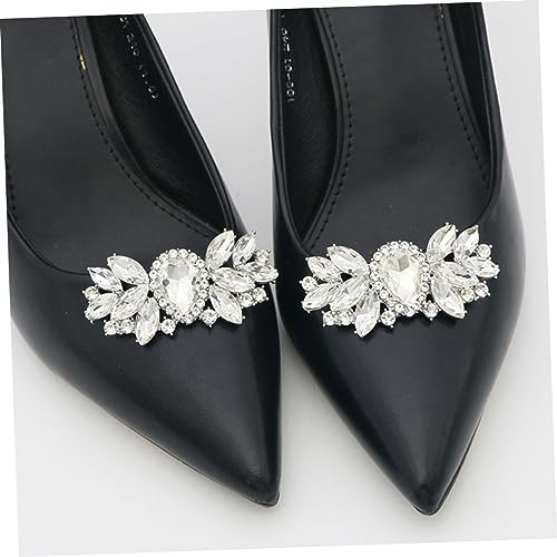 Pinces à chaussures décorations breloques nœuds de mariée Veemoon
