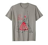T-shirt parisien, t-shirt parisien, t-shirt parisien, t-shirt tour Eiffel, t-shirt pour femme, t-shirt de vélo, t-shirt parisien cool
