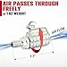 CROM Air Chuck Tire Inflator – Lock-On Chuck with 1/4-Inch F NPT Open Flow, for Dually Trucks, RV, Bicycle, Car Semi (Air Chuck)