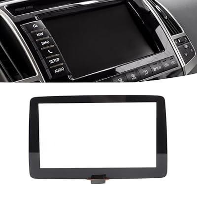 Ymiko 7 Touch Screen Digitizer Replacement for 2014-2016 Mazda 3 Infotainment Display BHP1611J0D K40005A29F Navigation Screen Glass Acrylic Transparent