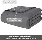 RJOP Weighted Blanket 5lbs 41"x60" for Adults and Teens, Heavy Throw with Premium Glass Beads for Napping, Machine Washable with Soft & Breathable All-Season Comfort (41" x 60" 5 lbs)