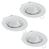 aros led empotrables Dicróica de LED 5W GU10 con aro blanco 3000K 3uds/Pack