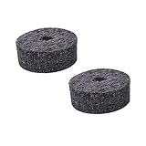 Filzscheiben - filzscheiben für gurtknöpfe verhindern, dass befestigte gurtknöpfe die lackierung eines instruments beschädigen, indem sie einen starken, sicheren puffer bieten, filzscheiben für becken