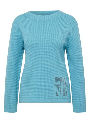 Rabe Pullover Unifarben in Türkis für Damen