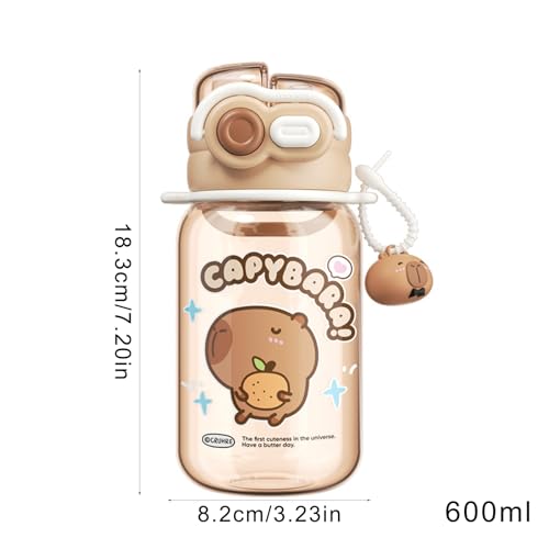 Bouteille d'hydratation double tasse Capybara pour optimiser votre consommation d'eau potable - 7