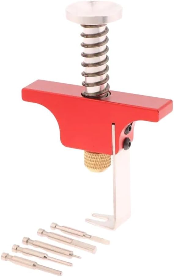 Propeller Puller for RC FPV Racing Drones, Aluminum Alloy Prop Remover with 5 Ejector Pins (2.9mm/1.9mm/1.7mm/0.9mm) for BetaFPV Air65(Red)