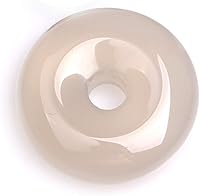 Vista 5 de GEM-Inside Rock Quartz Gemstone Loose Beads Genuine Natural Doubt Pink Ring Crystal Energy Stone Power para aretes colgantes, fabricación de joyas