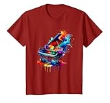 Cadeau D'instrument De Piano Pour Un Pianiste T-Shirt Artistique...