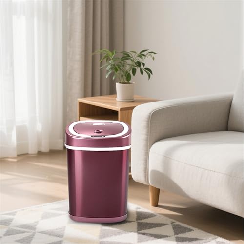 Caneca de basura rectangular acero inox 15L tacto miniatura 2