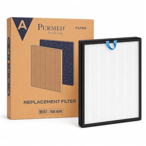 Filtre; Levoit Vital 200S Pro Hava Temizleyici Uyumlu Hepa | %99,97 Gerçek Hepa, Aktif Karbon Teknolojisi, Alerjenleri Azaltır, Kötü Kokuları Giderir, 0,3 Mikron Filtrasyon