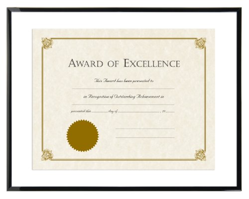 Mcs 11X14 Inch Certificate Float Frame, Black (24318) #TOP12