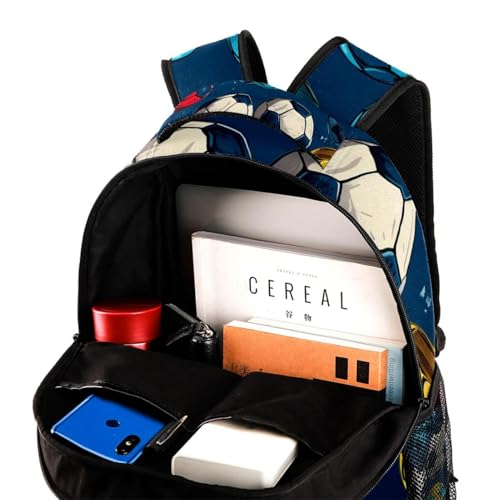 Sac à dos d'école avec porte-bouteille filles garçons Campus bleu