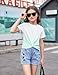 Arshiner Girls Shirt Short Sleeve Casual Summer Tops Twist Front Tunic Tee Blouse