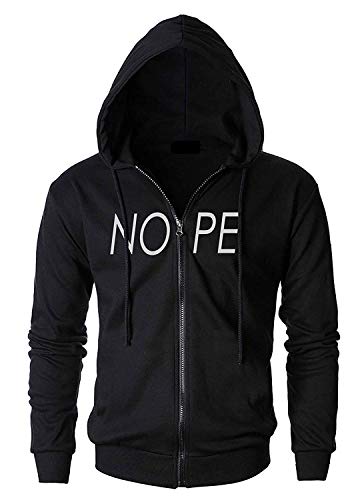 Image of T.N.X Men's Hooded Zipper Sweatshirt | Full Zip Hoodie | Regular Fit | Solid | Casual Wear | Winter Wear