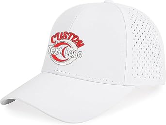 Custom Logo UPF 50+ Performance Water Resistant Baseball Cap Breathable Hat Golf Running Boat Hiking Men Women