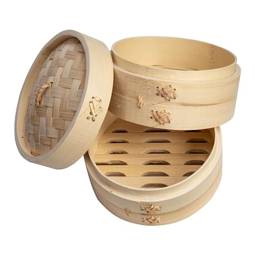 Joyce Chen 2-Tier Bamboo Steamer Baskets, 6-Inch by JOYCE CHEN - Image 6