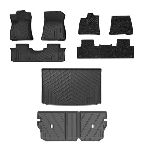 Tapis de sol TPE premium pour BYD Leopard 5 | Finition 3D double couche LHD