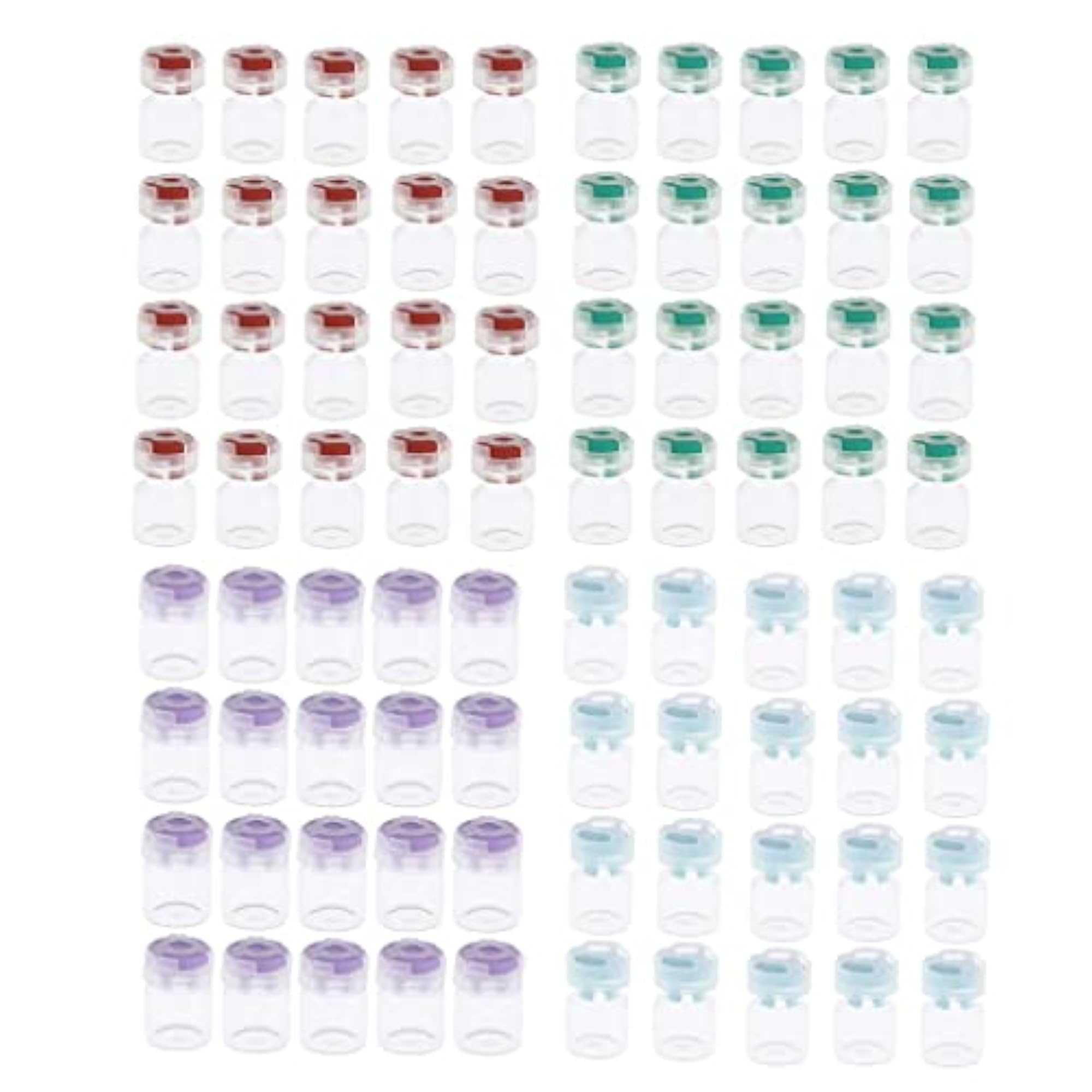 20Pcs Empty Sealed Sterile Serum Powder Vials Bottle Container