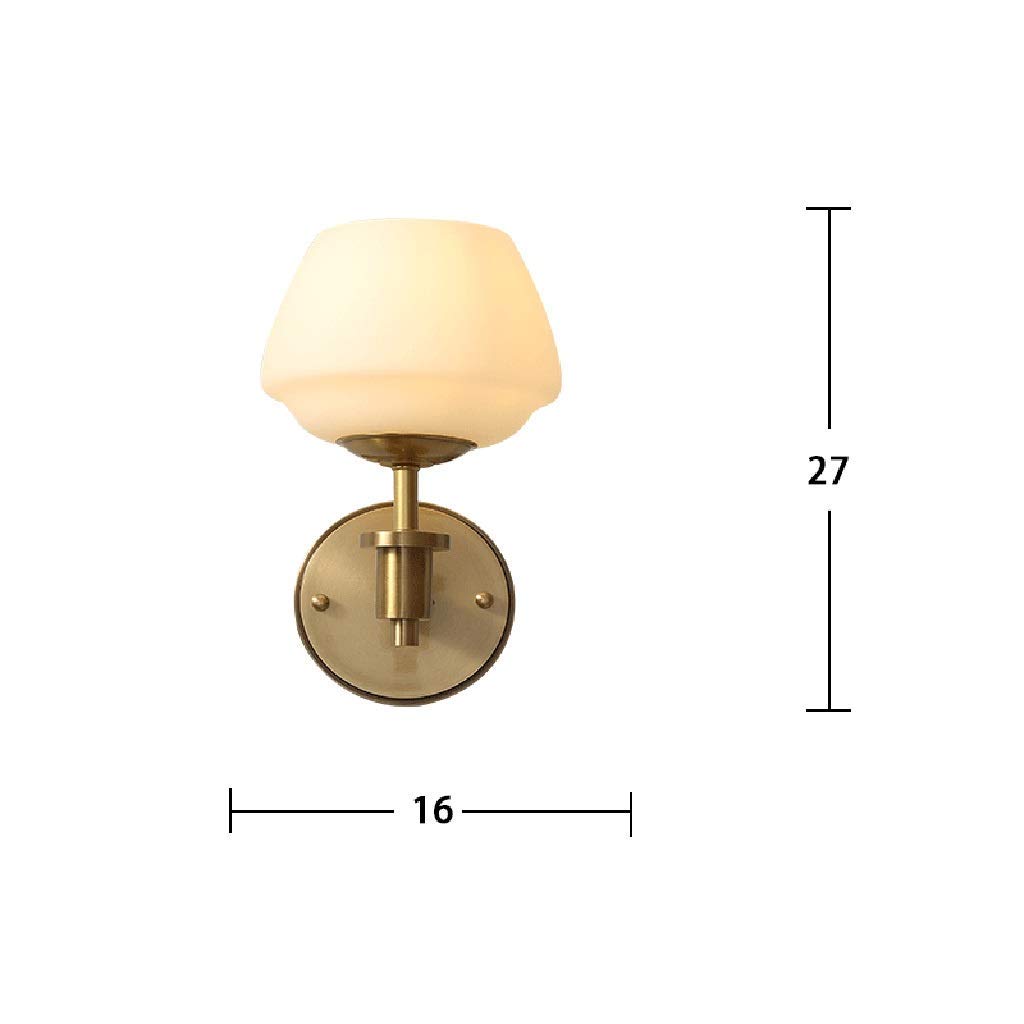 Lámpara de pared de cobre, luz de lujo, sala de estar, TV, pared, pasillo, luces, pasillo, dormitorio, lámparas de noche, lámpara de pared