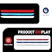 Qurbuns 2 PCS Car Trunk Reflective Stickers, Scratch-Resistant Night Visibility Reflective Strips, Waterproof Car Body Tail Warning Decal, Universal for Most Cars, Suvs and Pickups (Red)