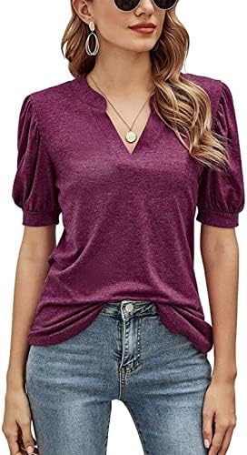 2022 Amazon Summer Casual V-neck Loose T-shirt Review