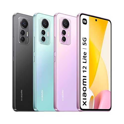 Xiaomi 12 Lite 5G - 8/256 GB, 120 Hz AMOLED, 108 MP Kamera, Svart