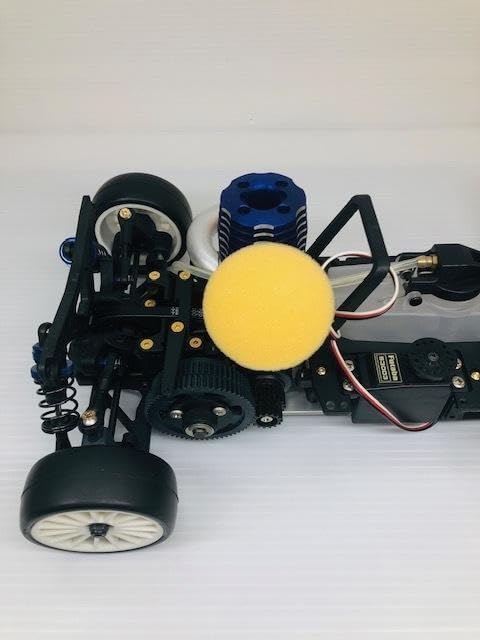 京商 1/10 V-ONE SR 組み立て完成済み パーツ欠品有り 未使用品 京商 1/10エンジンツーリングカー V-ONE-SR 車体のみ 説明書あり