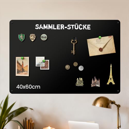 Qiytecno Magnettafel 40x60cm Mattschwarz GALERIE-FORMAT: Große...