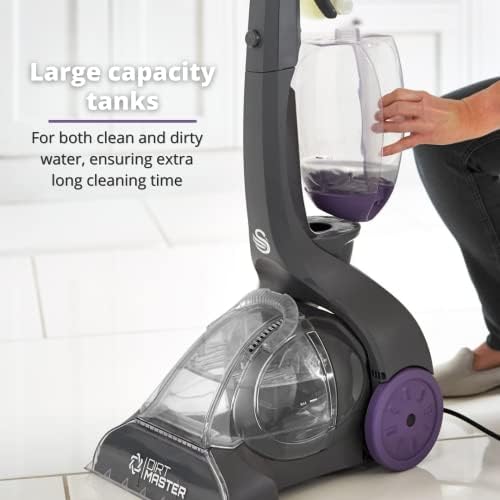 Swan Dirtmaster Carpet Cleaner, Lightweight Wet Cleaner for Carpets, Rugs and Car Seats, Deep Cleaning with Stain Removal, Refreshes and Neutralises lingering Pet Odours - Black (SC17310N)