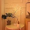 KHTO Bonsai Tree Light – 108 LED DIY Desk Tree Lamp for Home, Bedroom, Wedding, or Party Decor – USB & Battery Operated with Touch Switch - Image 6