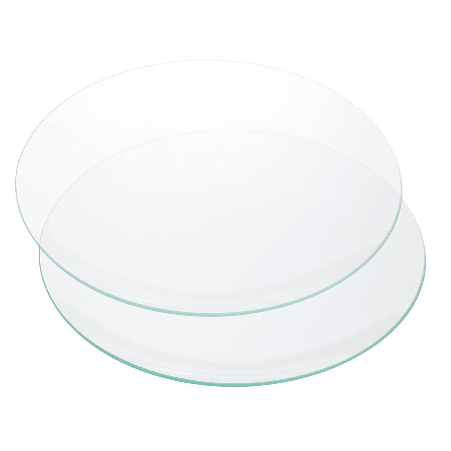 PATIKIL 180mm/7.1"Diameter Watch Glass, 2Pack High Transparent Smooth Edges Chamfered Arc Cover Lids for Beakers&Flasks, Evaporation Dish, Laboratory Supplies