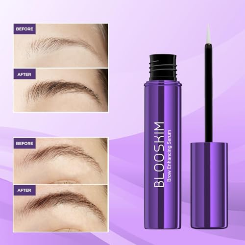 Eyebrow Growth Serum: Brow Growth Serum - Eyebrow Growth Enhancer - Eyebrow Serum to Grow Brows - Boost Longer Fuller Thicker Eyebrows - Lash and Brow Serum for Women - Safe Brow Growth Products - 5mL