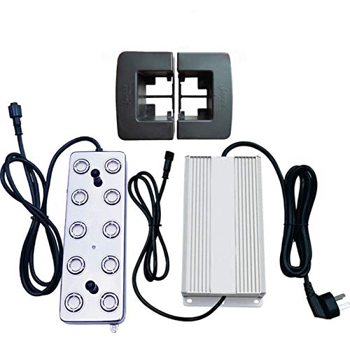 Ultrasonic Mist humidifier Atomizer 10 Head 5000-7000ML/H with Waterproof Power Supply for Water Fountain Pond Rockery Fishtank Vase