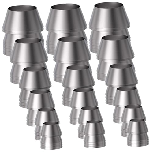 GARIOUANS Cunei Per Martello 18 Pezzi in Ferro Per Manico, Accessori Di Fissaggio Conici Per Lavori Di Falegnameria e Edilizia