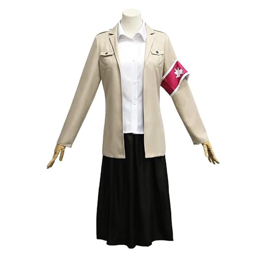 ピーク・フィンガー コスプレ 進撃の巨人 車力の巨人 ピーク・フィンガー コスチューム コスプレ用 コスプレ服 コス アニメ ハロウイン イベント 仮装 変装 (全セット,M)