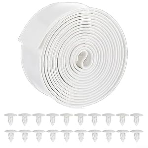 PVC-Gurtband Ersatz für die Reparatur von Terrassenstühlen im Freien, 6 m, wetterbeständiges Garten-Lounge-Schlingen-Mat... Pool-Möbelgurt-Set für Deckschaukel-Sitzband (weiß)