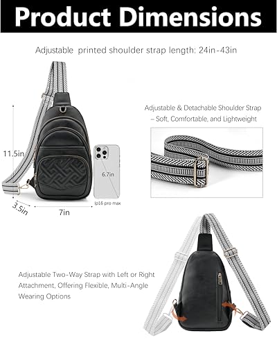 Image of Anti Theft Crossbody Bags for Women,RFID Sling Bag Travel Purse
