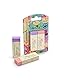 Pigna, Blister 2 NATURE FLOWERS Radiergummis, PVC-frei, rosa und violett